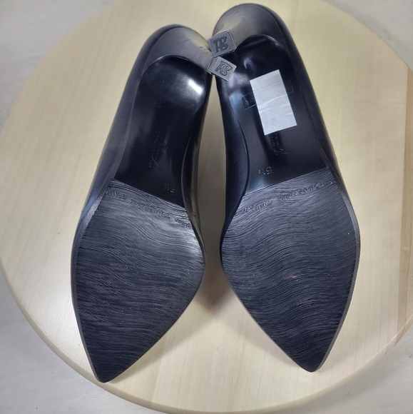 Paul Green Black Leather Heeled Boots Booties Women's Size 5.5 - Picture 8 of 11